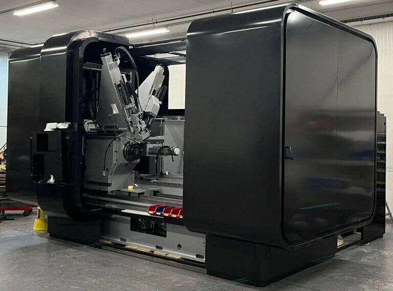 Metal Morph metal spinning machine in new design.